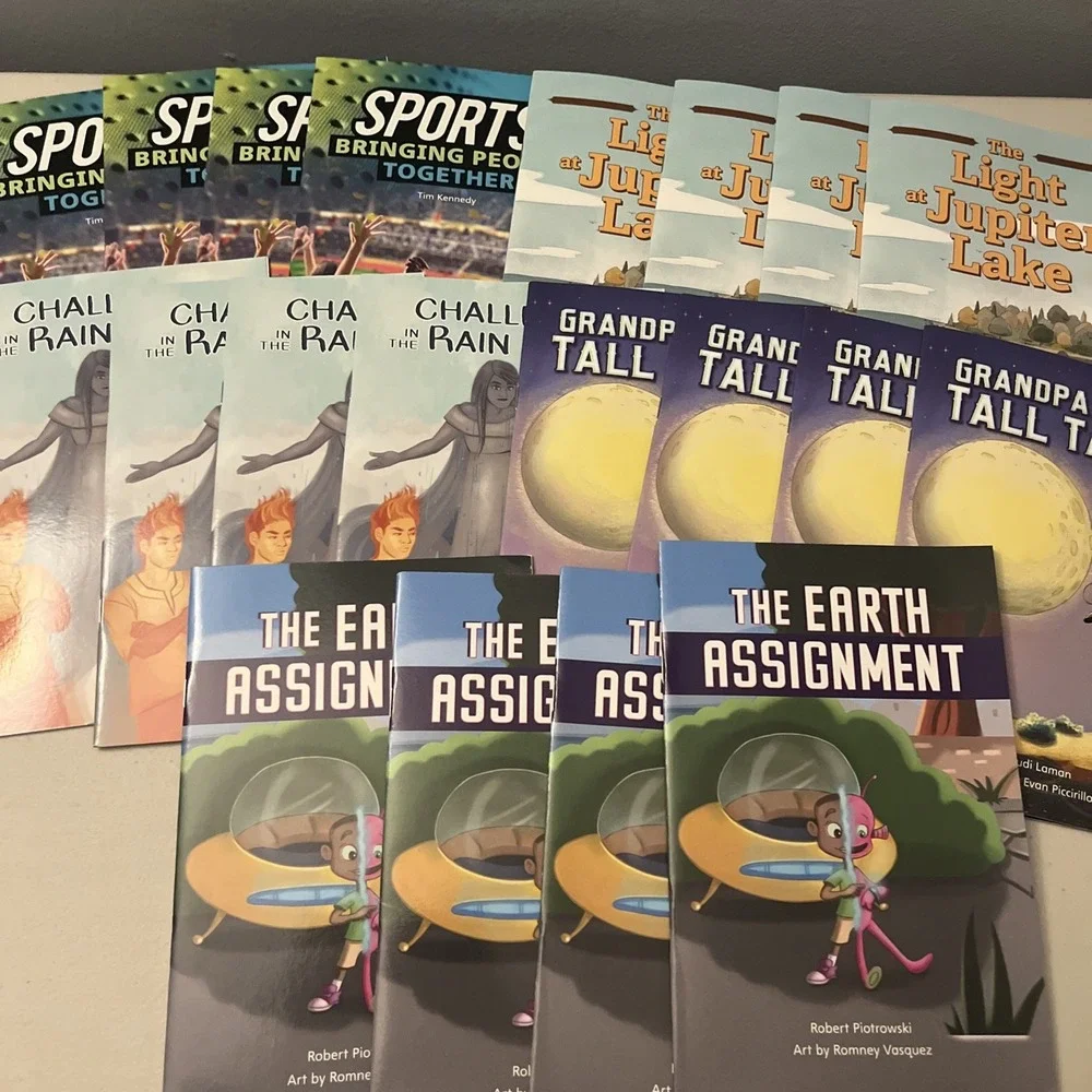 Lot Of 20 Books Young Readers Elementary Student Reading Class 4 Of Each Pearson